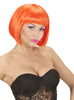 Perruque orange brillante femme