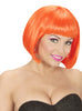 Perruque orange brillante femme
