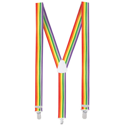 Bretelles arc-en-ciel adulte