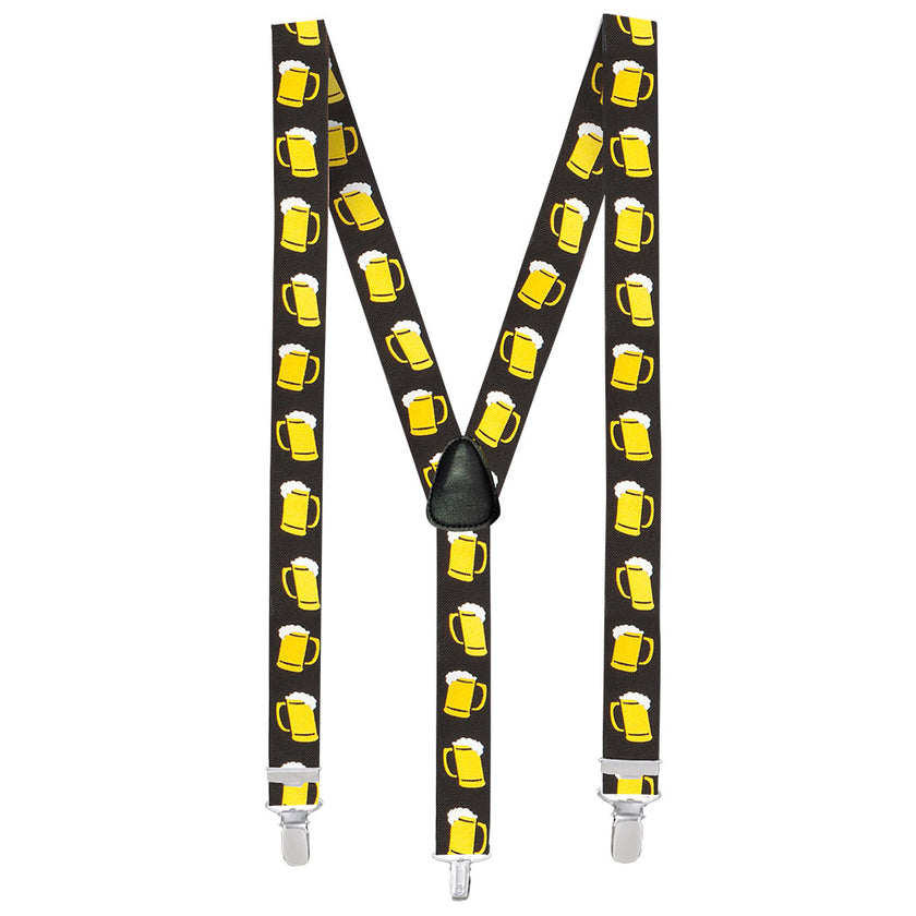 Bretelles chope de bière adulte