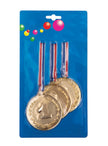 3 médailles de champion
