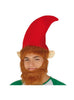 Bonnet lutin avec barbe adulte