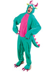 Déguisement petit monstre vert adulte