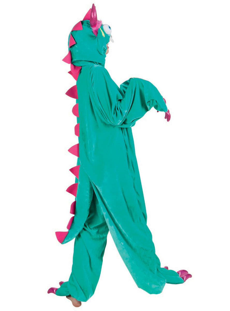 Déguisement petit monstre vert adulte