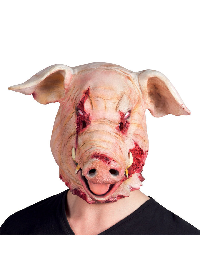 Masque cochon en sang adulte