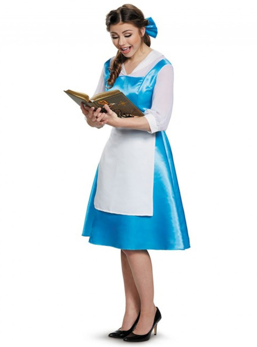 Déguisement bleu Belle La Belle et le Bête femme