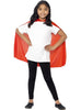 Cape couleur rouge enfant
