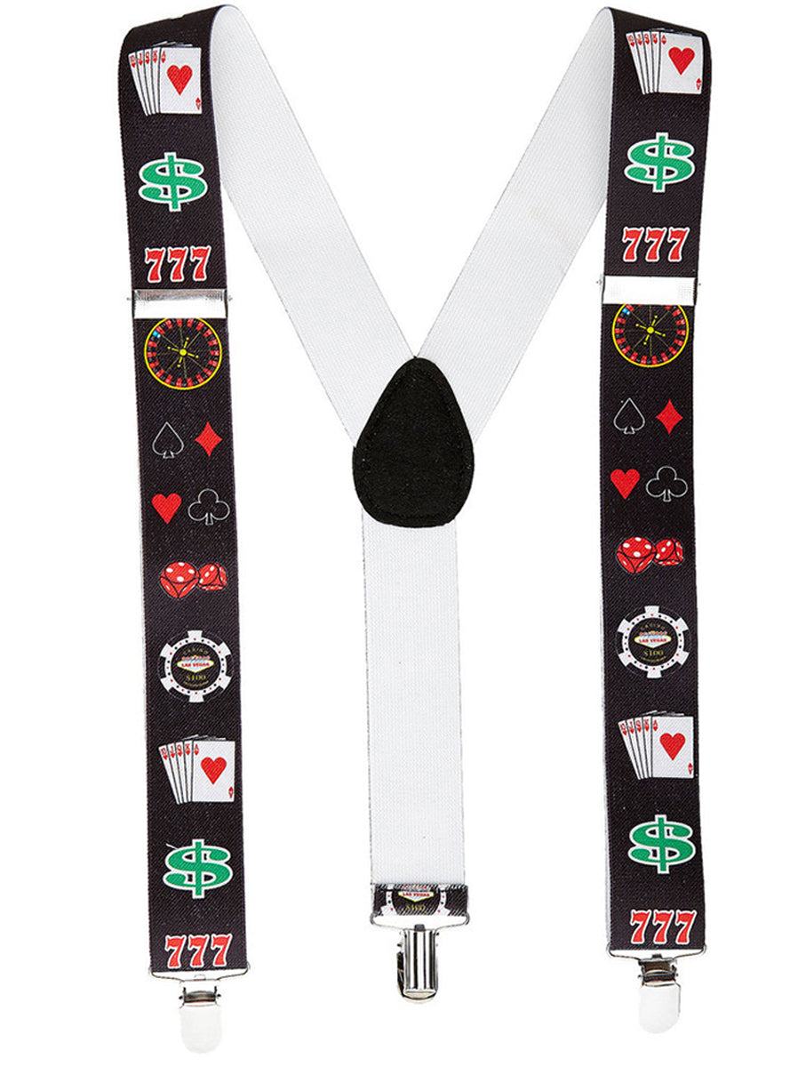 Bretelles poker adulte