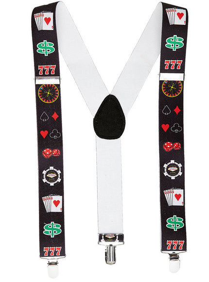 Bretelles poker adulte