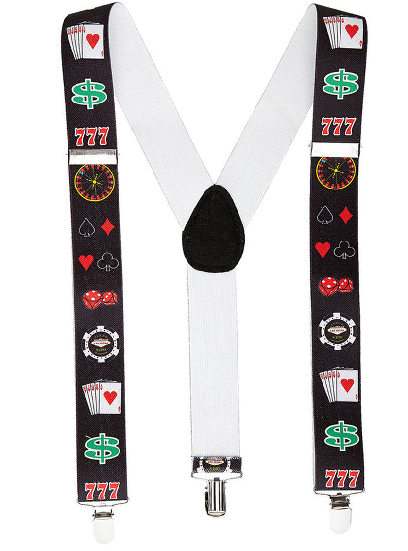 Bretelles poker adulte