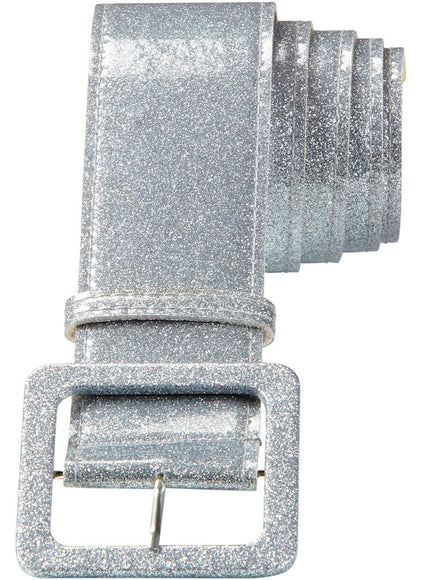 Ceinture disco argent adulte