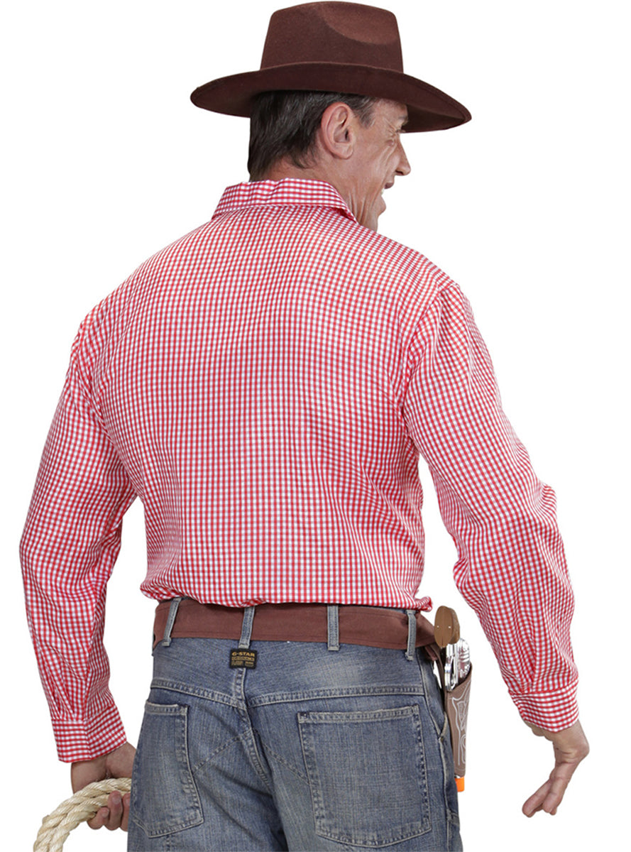 Chemise cowboy de rodéo homme grande taille