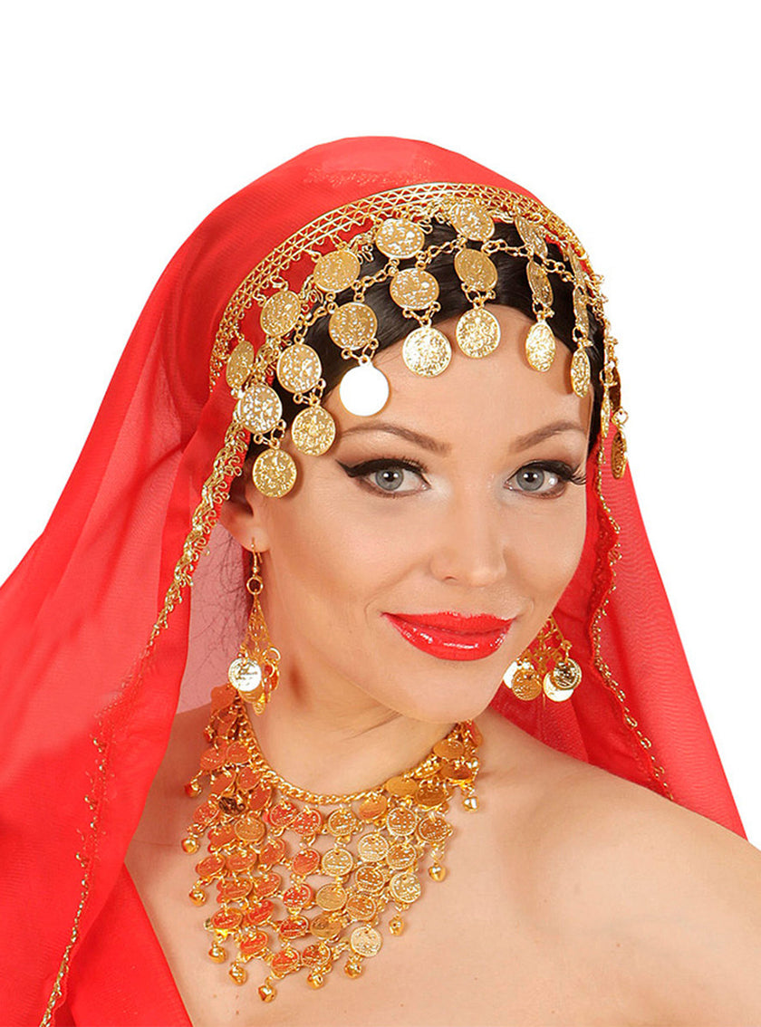 Boucles et collier gitane femme