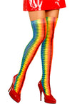 Collants hippie multicolore femme