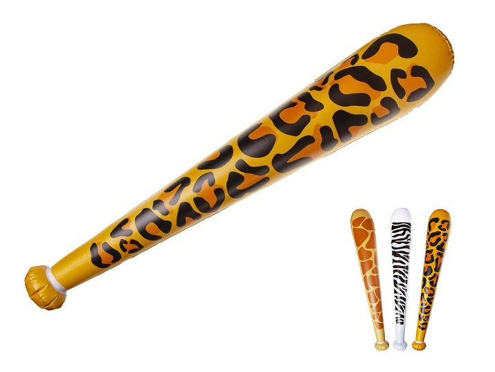 batte de baseball gonflable animaux savane mix 85cm