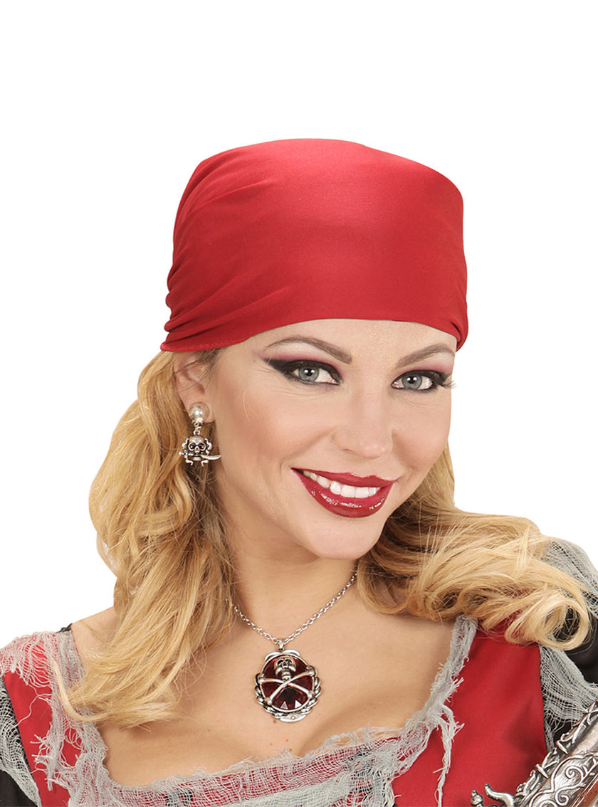 Boucles d'oreilles pirates tête de mort femme