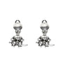 Boucles d'oreilles pirates tête de mort femme
