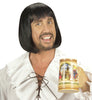 Perruque médiéval brune homme