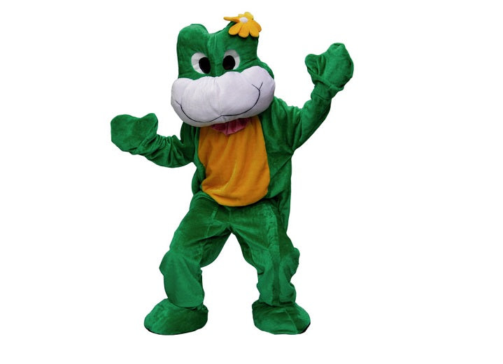 déguisement mascotte grenouille adulte