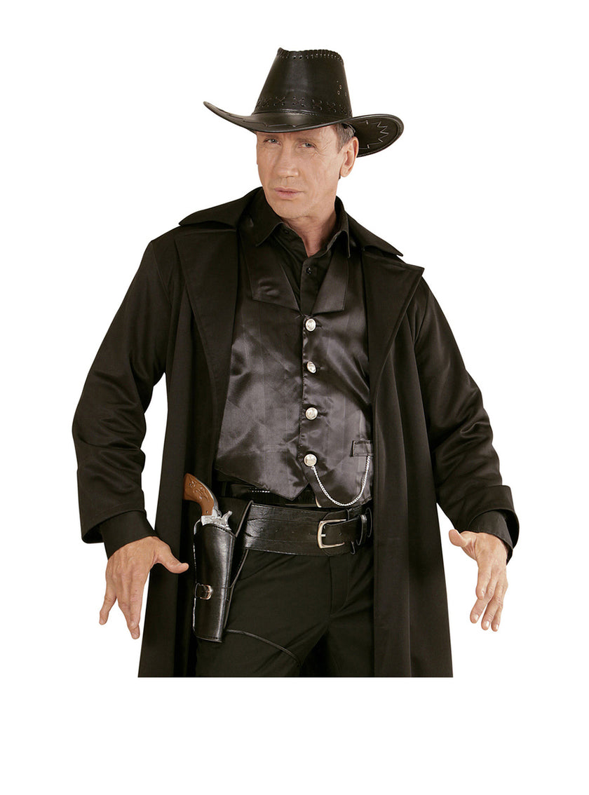 Ceinture avec étui pistolet noir homme