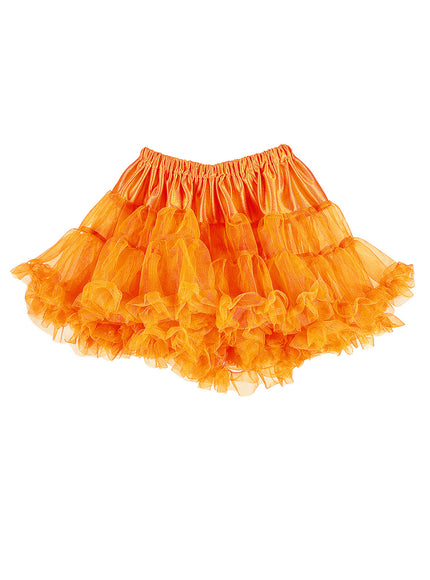Tutu orange fluo femme