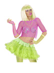 Tutu vert fluo femme