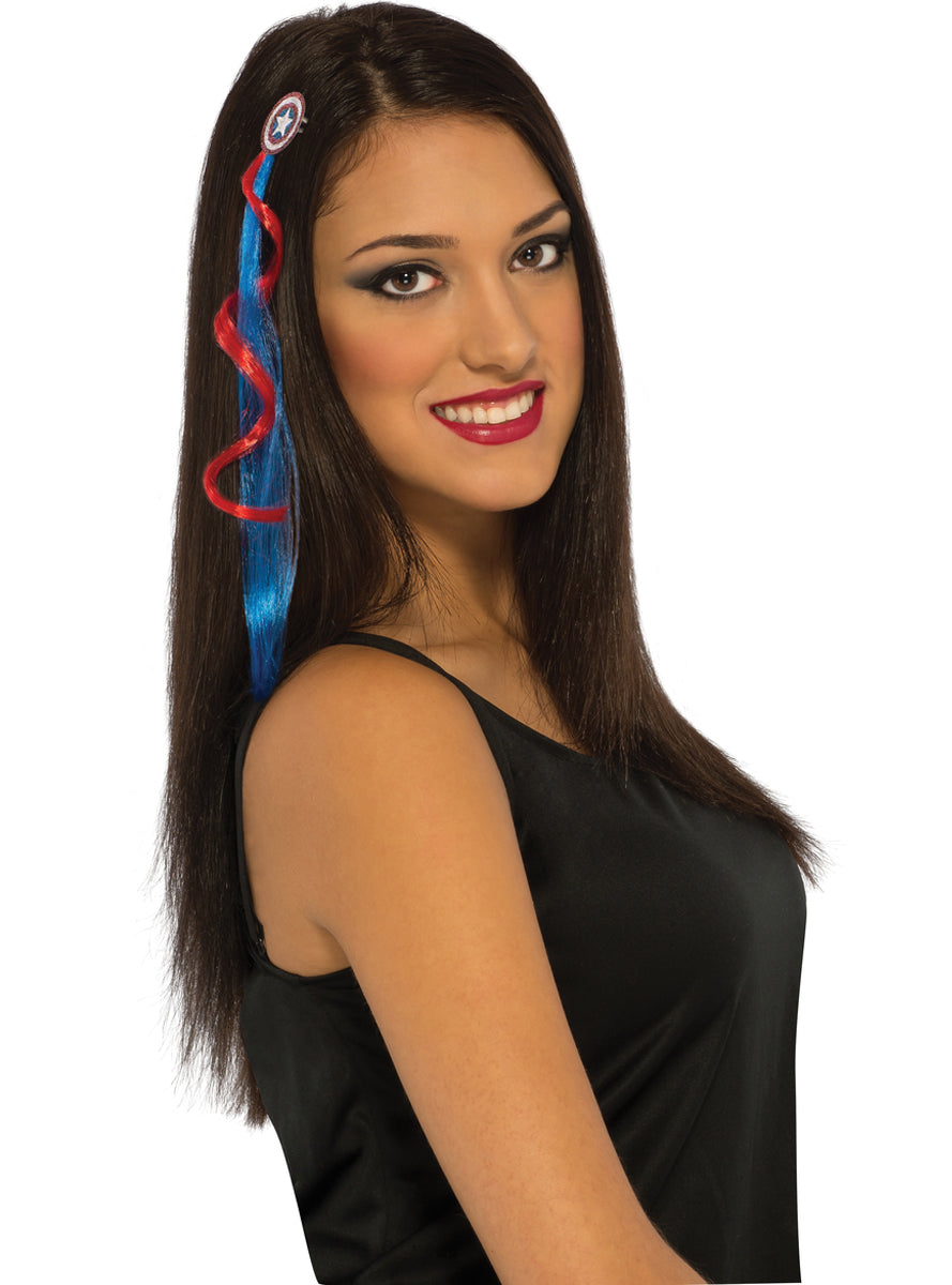 Extension à cheveux Captain America
