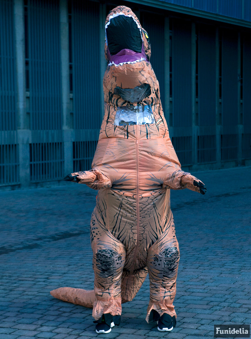 Déguisement dinosaure T-Rex gonflable adulte - Jurassic World