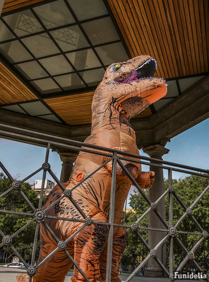 Déguisement dinosaure T-Rex gonflable adulte - Jurassic World