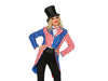 veste queue de pie usa femme taille l