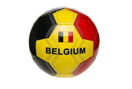 ballon de foot taille 5 imitation cuir belgique 22cm