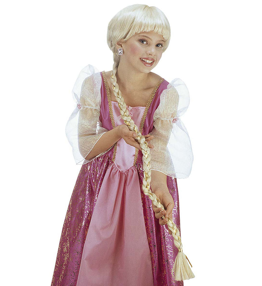 Perruque princesse long cheveux enfant