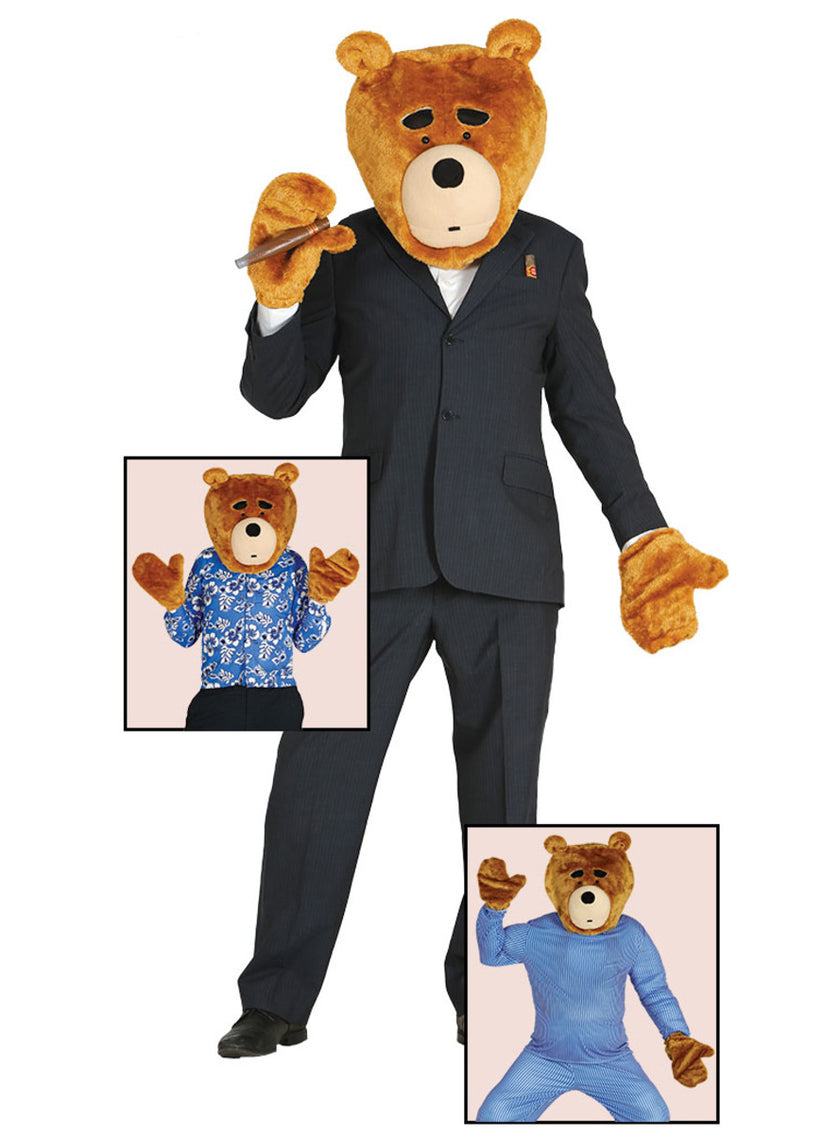 Kit déguisement d'ours adulte