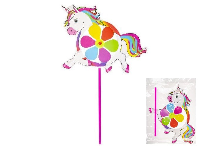 hélice moulin à vent licorne 55cm