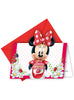 6 invitations Minnie Jam Packed with Love