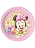 8 assiettes Baby Minnie 20 cm
