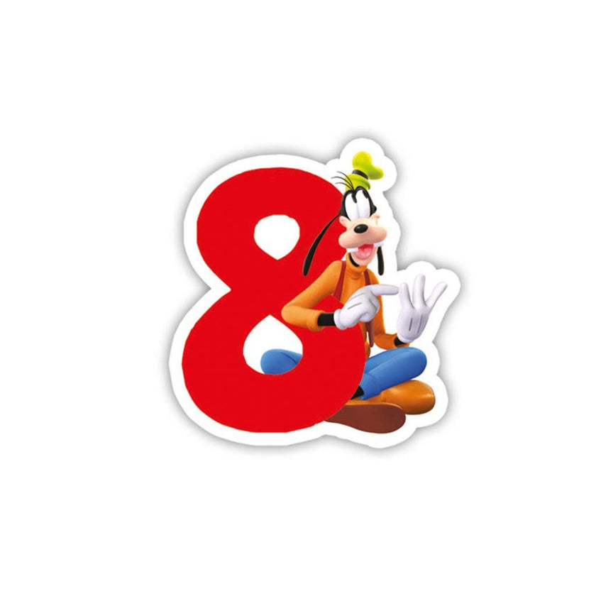 Bougie Numéro8 Playful Mickey