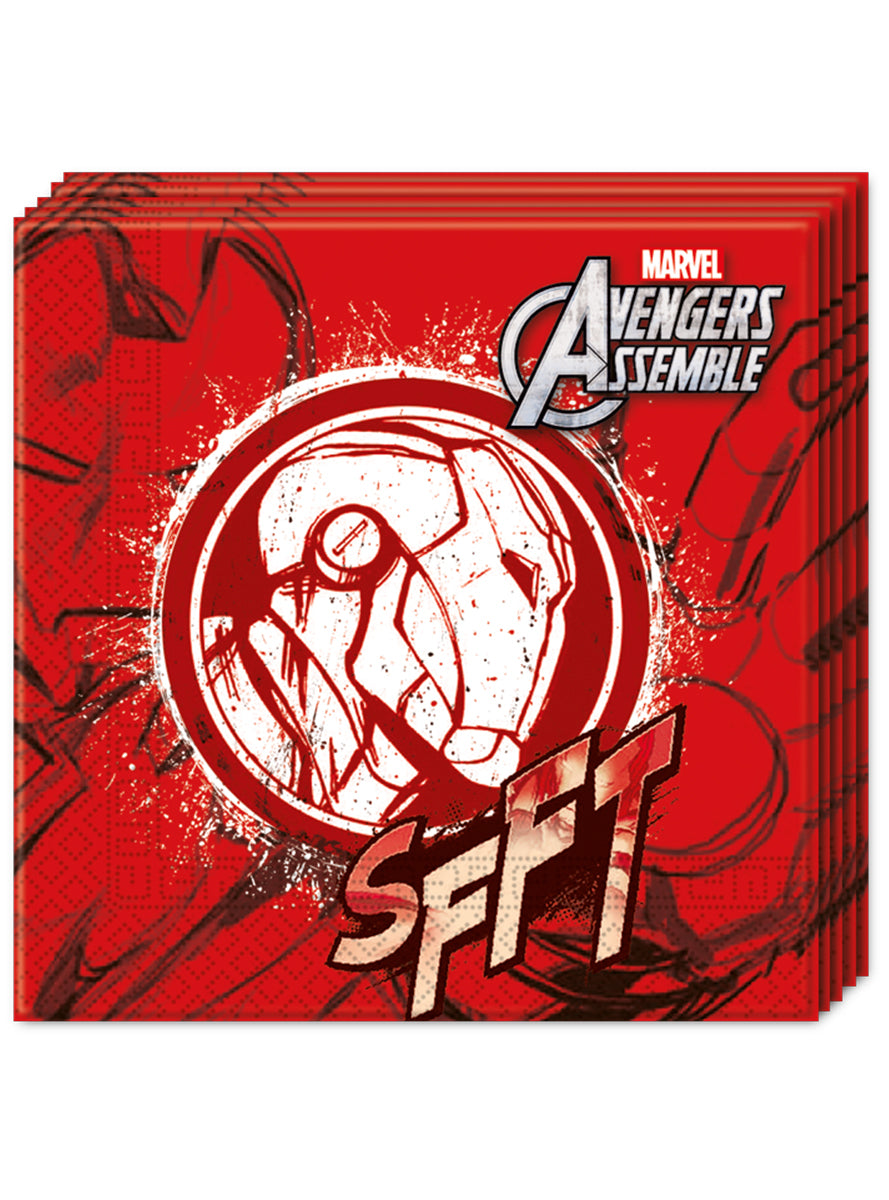 20 Serviettes en papier Avengers Teen