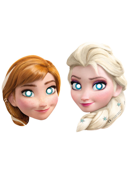 6 masques La Reine des Neiges II