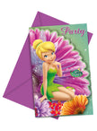 6 invitations Fairies Magic