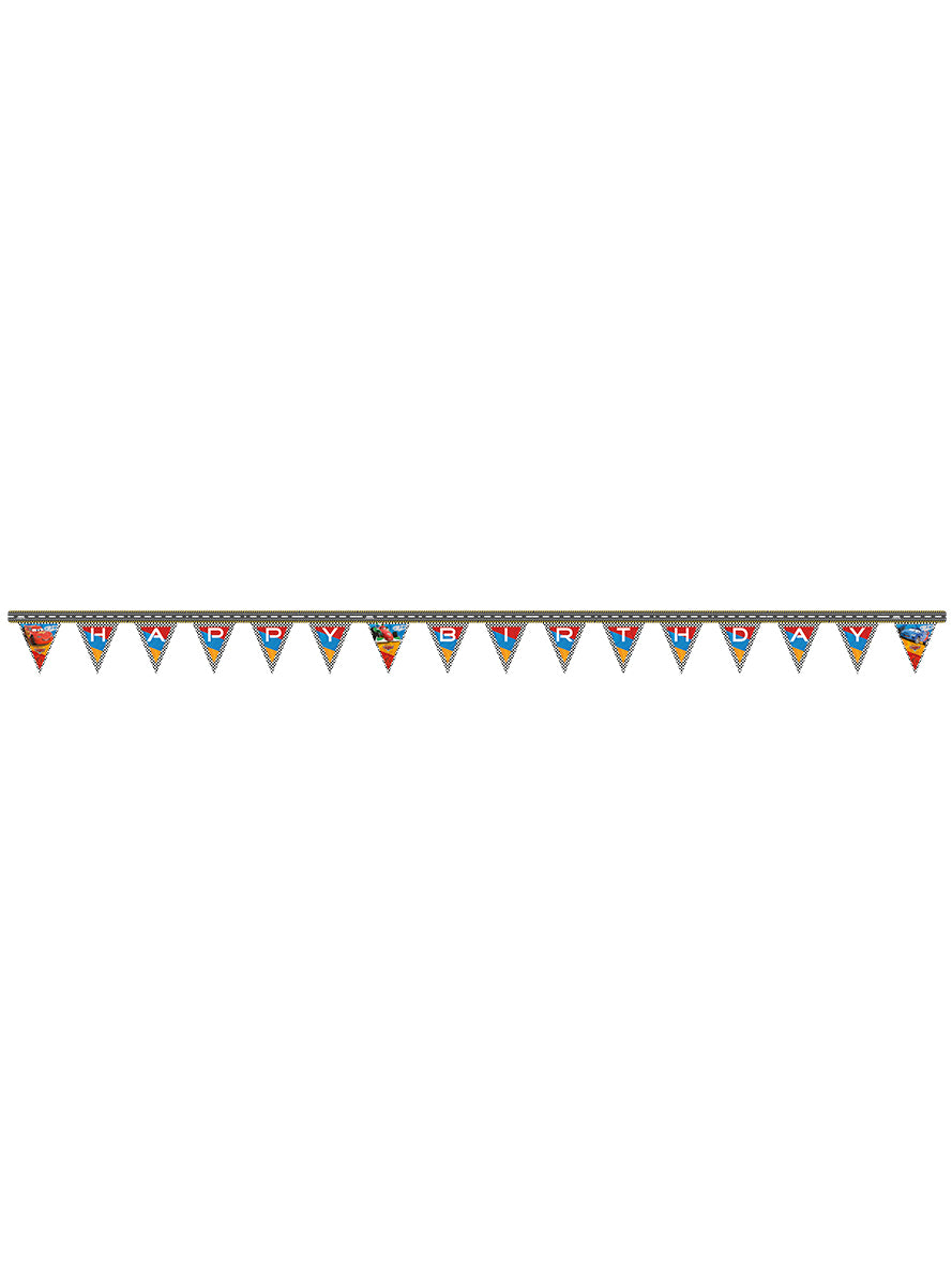 Guirlande Happy birthday Cars Formula