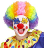 Perruque clown multicolore enfant