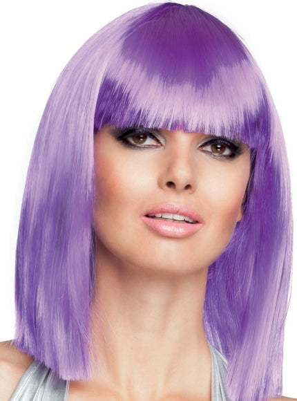 Perruque violette dance femme