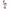 bandeau indien 5 plumes blanc et rouge