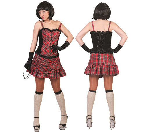 déguisement d''écossaise femme taille s/m