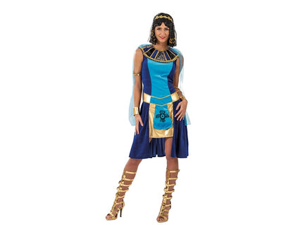 déguisement reine maya bleu 3pcs femme taille s/m