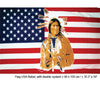 drapeau usa états unis rebel 90x150 cm