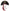 chapeau pirate noir & ruban rouge