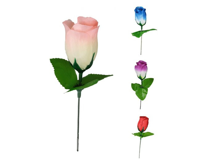 fleur artificielle rose églantier mix 15cm