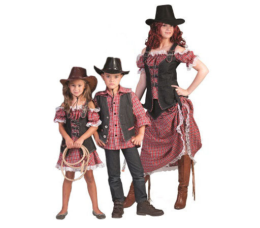 déguisement de cowgirl robe longue adulte taille l